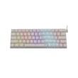 WHITE SHARK WAKIZASHI-W/R-US, GK-002211-W/R-US fehér mechanikus gamer billentyűzet, piros kapcs. angol