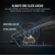 CORSAIR Vezetékes Egér Gaming, M75 RGB, Ultra-könnyű, RGB Világítás, 26000dpi, fekete