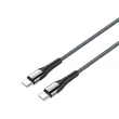 COLORWAY Kábel, Type-C - Type-C (PD Fast Charging 65W) 3.0A 1m gray (CW-CBPDCC040-GR)