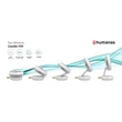 HUMANAS CoolAir F01 vezeték nélküli ventilátor, 15 órás működési idő, 180° dőlésszög, USB-C, 4 teljesítmény fokozat
