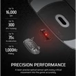 CORSAIR Vezetékes Egér Gaming, M55 Lightwight, 6 programozható gomb, Ultra-könnyű, 16000dpi, fekete