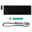 HP HYPERX vezetékes mechanikus gaming billentyűzet Alloy Origins 65 RGB türkiz switch - amerikai lokalizáció