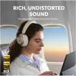 ANKER Vezeték Nélküli Fejhallgató, Soundcore Space One Pro, Összecsukható, Aktív Zajszűrő, cream white - A3062G21