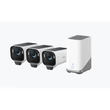 ANKER EUFYCAM S3 Pro Biztonsági Kamera Rendszer (3+1) 4K UHD, Beépített Napelem, BionicMind, kültéri - T88933W1