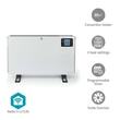 NEDIS HTCO50WTW smart konvektor, Wi-Fi, 2000W, távirányító programozható termosztát és időzítő