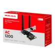 MERCUSYS Wireless Adapter PCI-Express 5.0 Dual Band AC1200 Bluetooth, MA30E