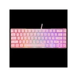 WHITE SHARK RONIN-P  WS GK-2201P-US  gamer billentyűzet, 68 gomb pink (angol)