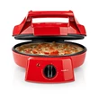 Nedis FCPM100FRD pizza- és grillsütő ,30 cm ,Állítható hőmérséklet-szabályozás ,1800 W