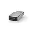 Nedis USB-A - USB-C adapter CCGB60925GY, USB3.2 dugó - USB-C aljzat, 5 Gbps