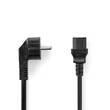 Nedis táp kábel IEC-320-C13, 3 x 0.75 mm˛, hossz 2m, CEGL10000BK20