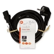 Nedis táp kábel IEC-320-C13, 3 x 0.75 mm˛, hossz 3m, CEGL10000BK30
