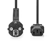Nedis táp kábel IEC-320-C13, 3 x 0.75 mm˛, hossz 5m, CEGL10000BK50