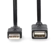 Nedis CCGL60010BK10 USB hosszabító / toldó kábel, USB2.0, hossz: 1m