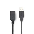Nedis USB2.0 hosszabító kábel, hossz 1m, CCGL60010BK10