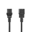 Nedis táp kábel IEC-320-C14 - IEC-320-C13, 3 x 0.75 mm˛, hossz 3m, CEGL10500BK30