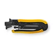 Nedis CSGG49530YE antennkábel kompresszíós fogó, fekete/sárga, ABS, acél,