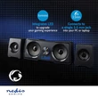 Nedis GSPR21022BK hangszóró készlet, csatornák: 2.2, USB tápellátás, 3,5 mm Férfi, 48 W, LED, Hangerőszabályozó
