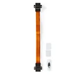 Nedis CCGB85901BK03 ablakátvezető kábel, UTP, RJ45 (8P8C) Nő, 0,30 m,  Lakás,  PVC,  Narancs