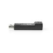 Nedis Display port dugó CCGB37915BK, HDMI kimenet 1080p@60Hz Nikkelezett Egyenes Kerek ABS Fekete