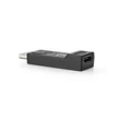 Nedis Display port dugó CCGB37915BK, HDMI kimenet 1080p@60Hz Nikkelezett Egyenes Kerek ABS Fekete