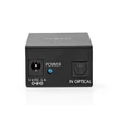 Nedis ASPL2512BK digitális audio splitter, TosLink be - 2x TosLink kimenet