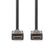 Nedis CVGL34060BK10 ultra HD HDMI kábel, HDMI dugó - dugó, 4K@60Hz, ARC, 18 Gbps, aranyozott csatlakozók, hossz 1m