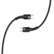 COLORWAY Kábel Type-C CW-CBPDCC047-BK, C-típusú színes kábel (PD Fast Charging 60W) 3,0A 1m fekete