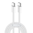 COLORWAY Kábel Type-C CW-CBPDCC061-GR, fonott pamut, PD Fast Charging 60W, 3,0A 1M szürke