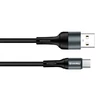 COLORWAY Kábel, USB Type-C CW-CBUC045-BK, nylon 2,4A 1M fekete