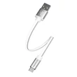 COLORWAY Kábel, USB dugasz Type-C CW-CBUC001-WH, dugó, 25 CM fehér