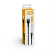 COLORWAY Kábel, USB CW-CBUL045-BK, Apple Lightning (nylon) 2,4A 1M fekete
