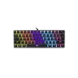WHITE SHARK GK-2202-2B/BL-US ASHIKO-2/B/BL-US fekete mech.bill. angol, 61 kék kapcs.