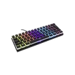 WHITE SHARK GK-2202-2B/BL-US ASHIKO-2/B/BL-US fekete mech.bill. angol, 61 kék kapcs.