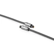 Nedis Profigold CATB25000GY10 optikai kábel, toslink, 1m