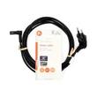 Nedis CEGL11075BK20 táp kábel IEC-320-C1, 90°-os szögben hajlított, 2m