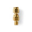 Nedis CSGB02111GD dugó - aljzat fordított polarítású adapter, 50 Ohm, réz, aranyozott, 2db/csomag