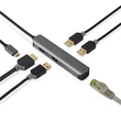 Nedis CCBW64210AT02 USB-C (USB C) dugó - 3x USB, HDMI, RJ45, 5 Gbps