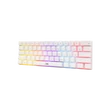Baracuda DOLPHIN-W/R-US, BGK-03211W/R-US  fehér mechanikus gamer billentyűzet piros kapcsolóval, angol