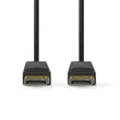Nedis CCGB37014BK20 DisplayPort 1.4 kábel, display port dugó - display port dugó, 8K@60Hz, 2m