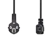 Nedis CEGL10020BK30 táp kábel IEC-320-C13, 3 x 1.00 mm, pipa csatlakozó, hossz 3m