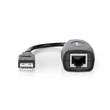 Nedis CCGB60EXTBK500 aktív USB hosszabító UTP kábelen kábelen, max. 50m-ig