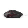 Nedis GMWD410BK gamer egér, 800 / 1200 / 2400 / 3200 / 4800 / 7200 dpi  | Gombok száma: 7 | Programozható gombok, RGB