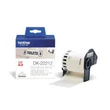 Brother DK-22212 62 mm x 15,24 m öntapadós fehér filmszalag tekercsben