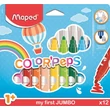 Filctoll készlet, 1-5 mm, kimosható, vastag, MAPED 