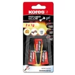 Pillanatragasztó gél, 3x1 g, KORES 