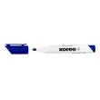 Tábla- és flipchart marker, 1-3 mm, kúpos, KORES "K-Marker", kék