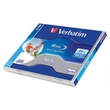 BD-R BluRay lemez, nyomtatható, 25GB, 6x, 1 db, normál tok, VERBATIM