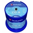 CD-R lemez, 700MB, 52x, 100 db, hengeren, VERBATIM 