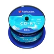 CD-R lemez, 700MB, 52x, 50 db, hengeren, VERBATIM 