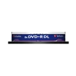 DVD+R lemez, kétrétegű, 8,5GB, 8x, 10 db, hengeren, VERBATIM 